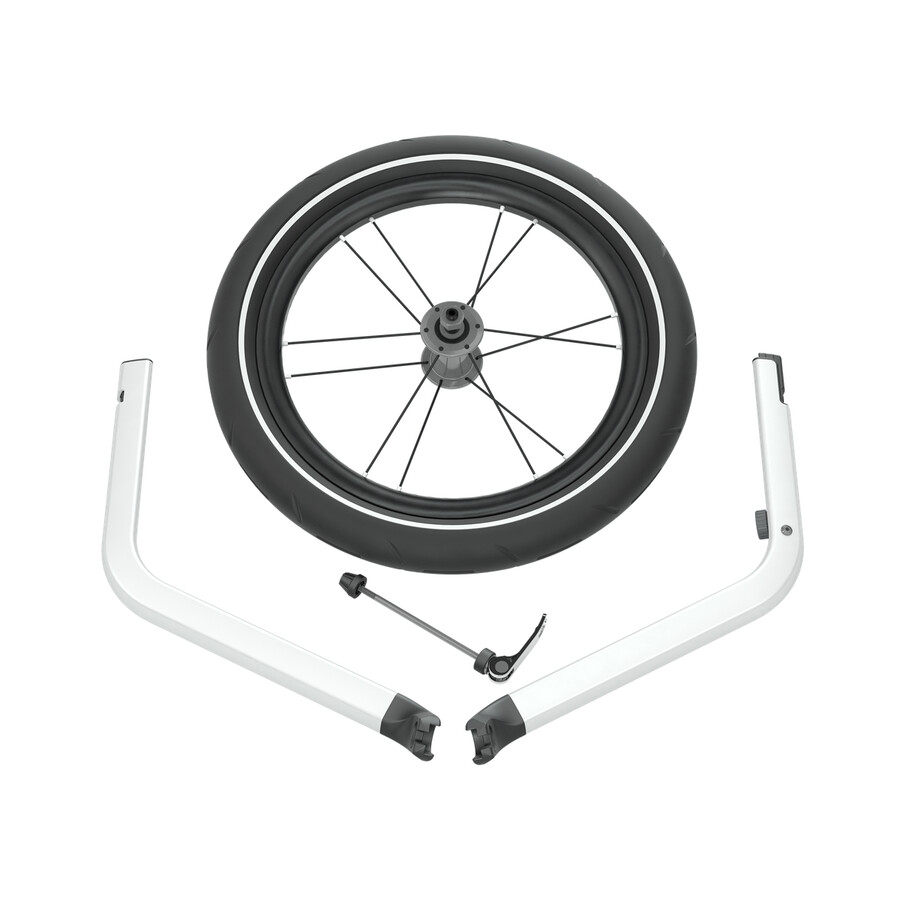 kit all-terrain per rimorchio multisport doppio in alluminionero