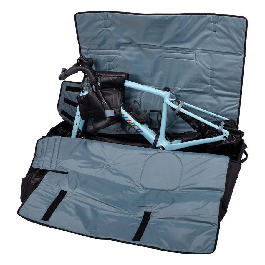 custodia da viaggio per bici da corsa nera