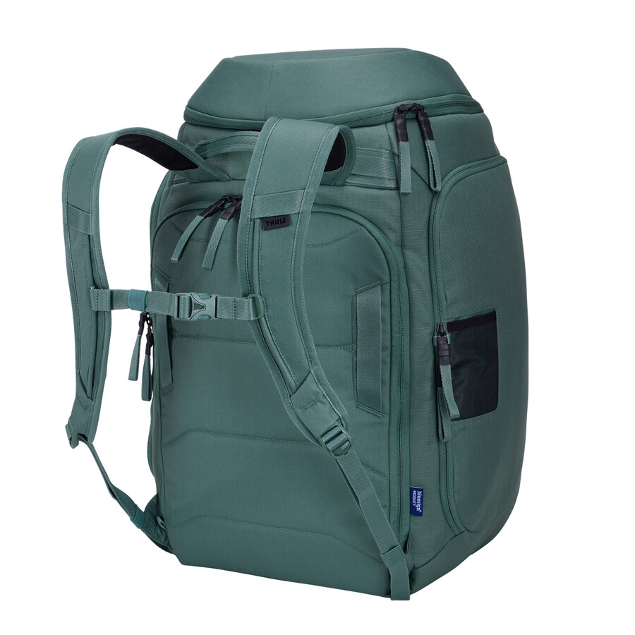 zaino per snowboard e scarponi da sci 60l hazy green