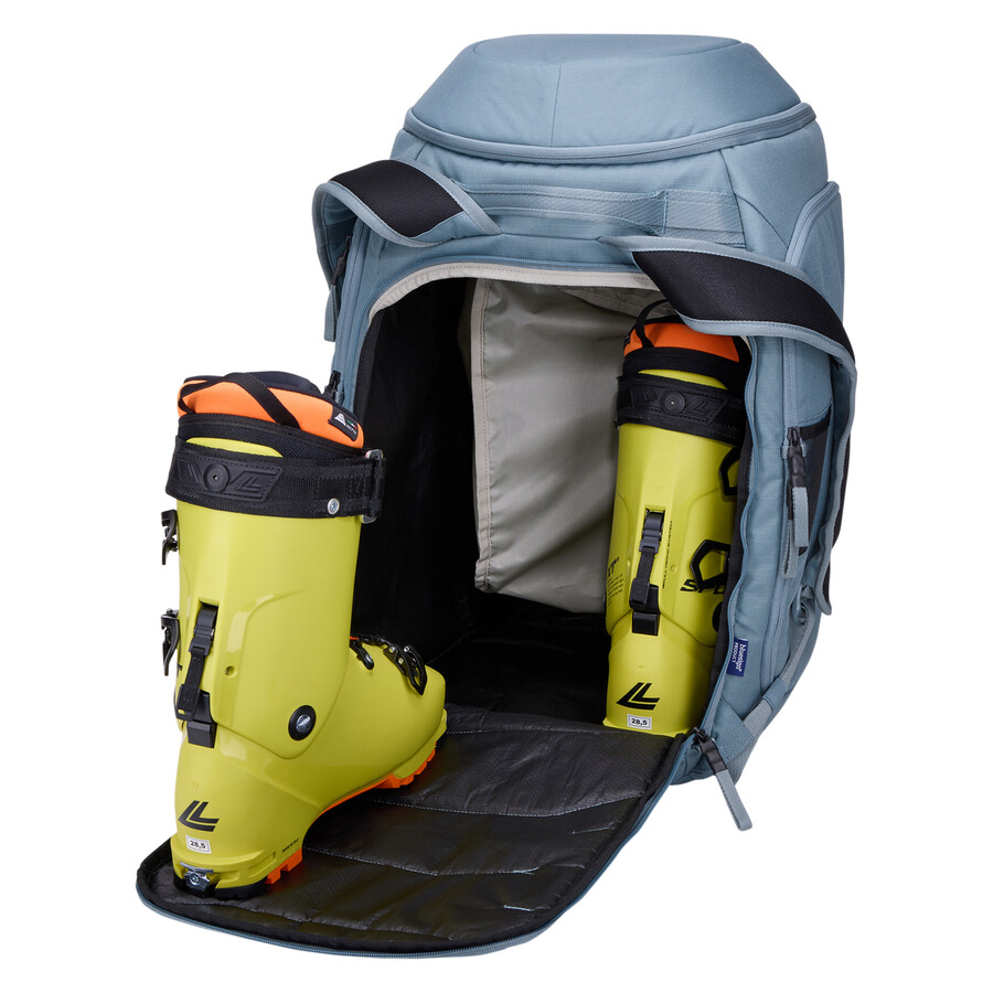 zaino per snowboard e scarponi da sci 60l blu medio