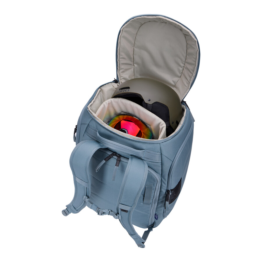 zaino per snowboard e scarponi da sci 60l blu medio