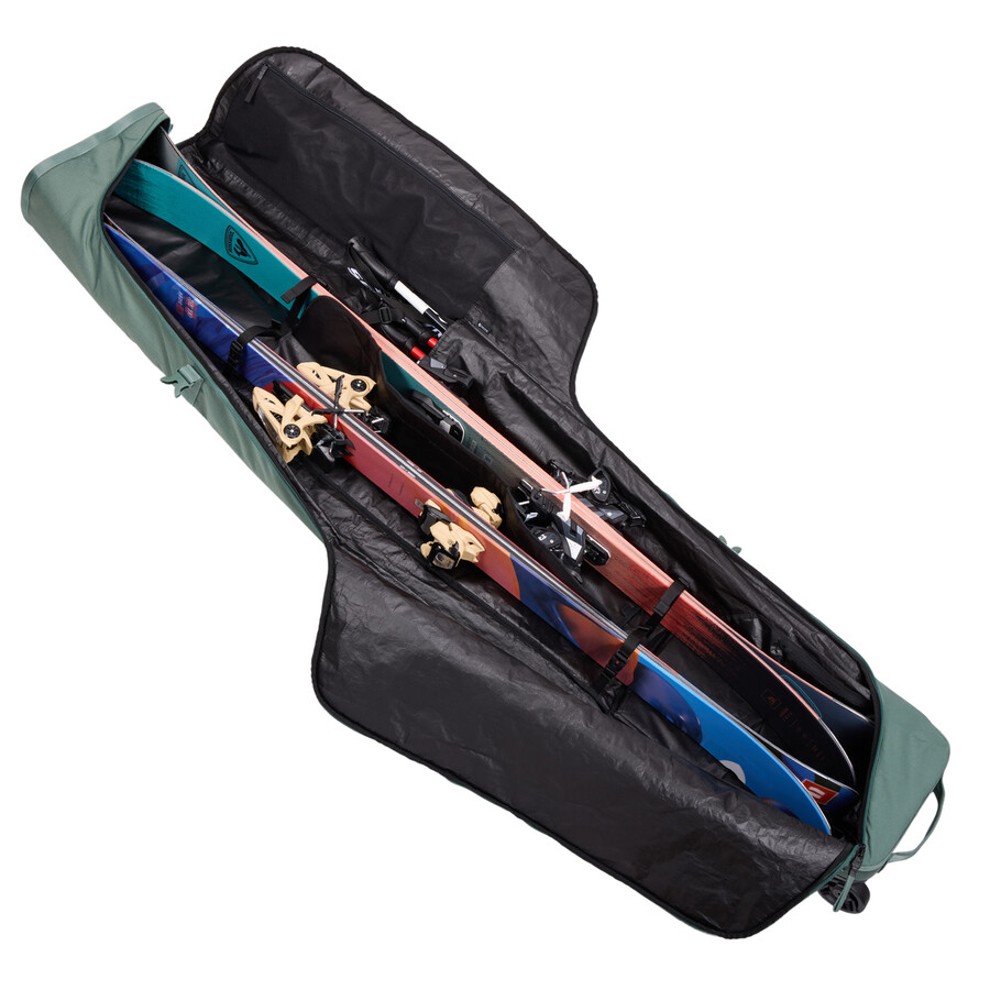 borsa portasci con rotelle 192 cm hazy green