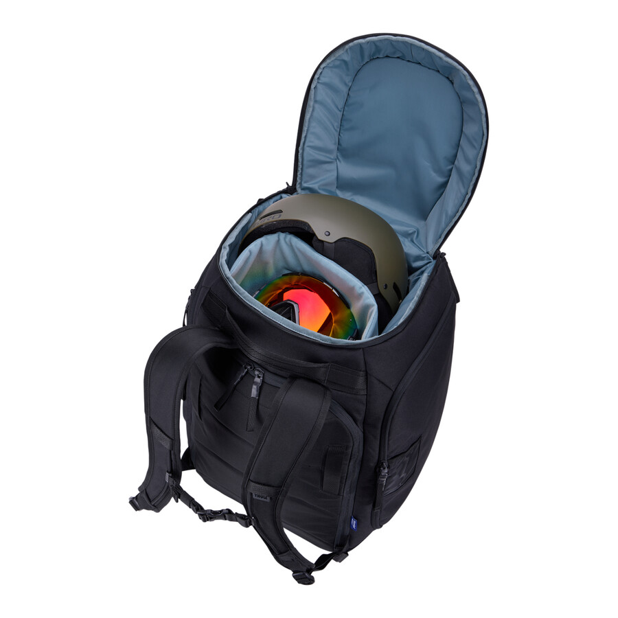 zaino da snowboard e scarponi da sci 60l nero