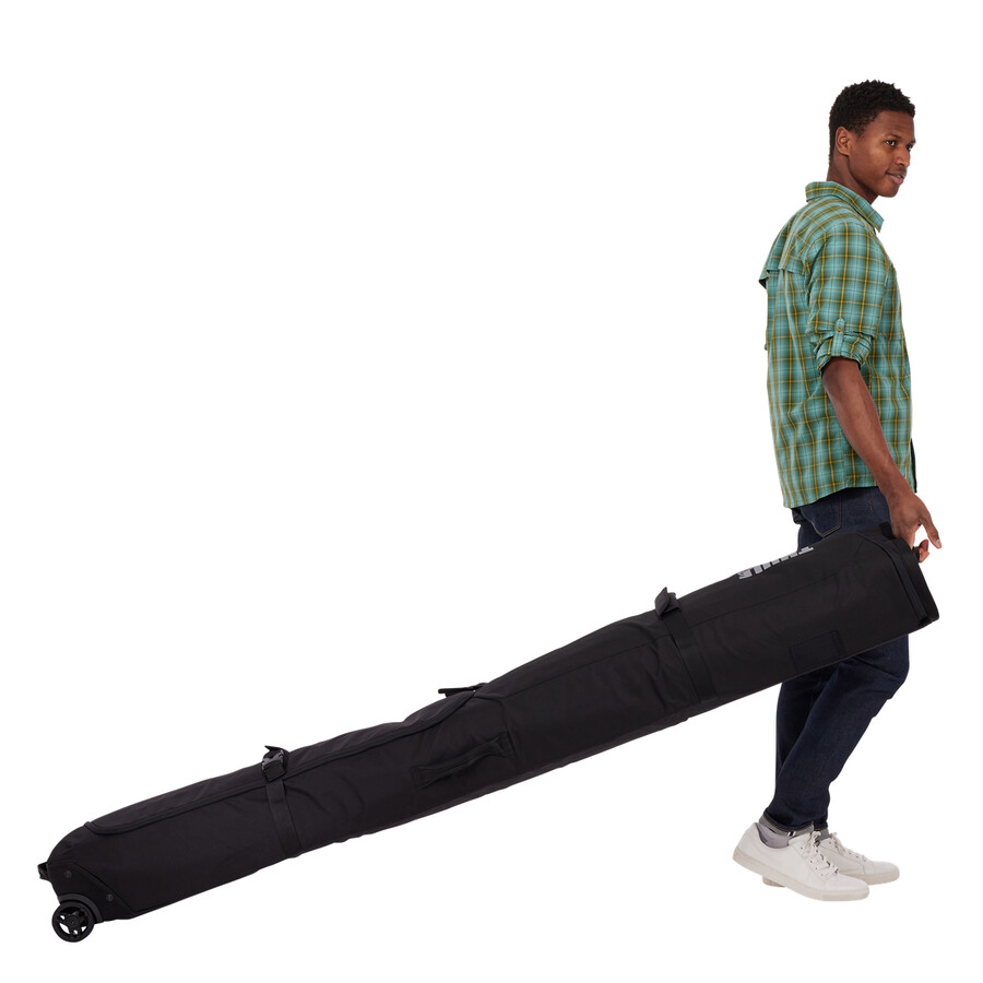 borsa portasci con rotelle 192 cm nera