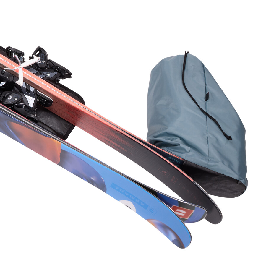borsa portasci con rotelle 175 cm nera