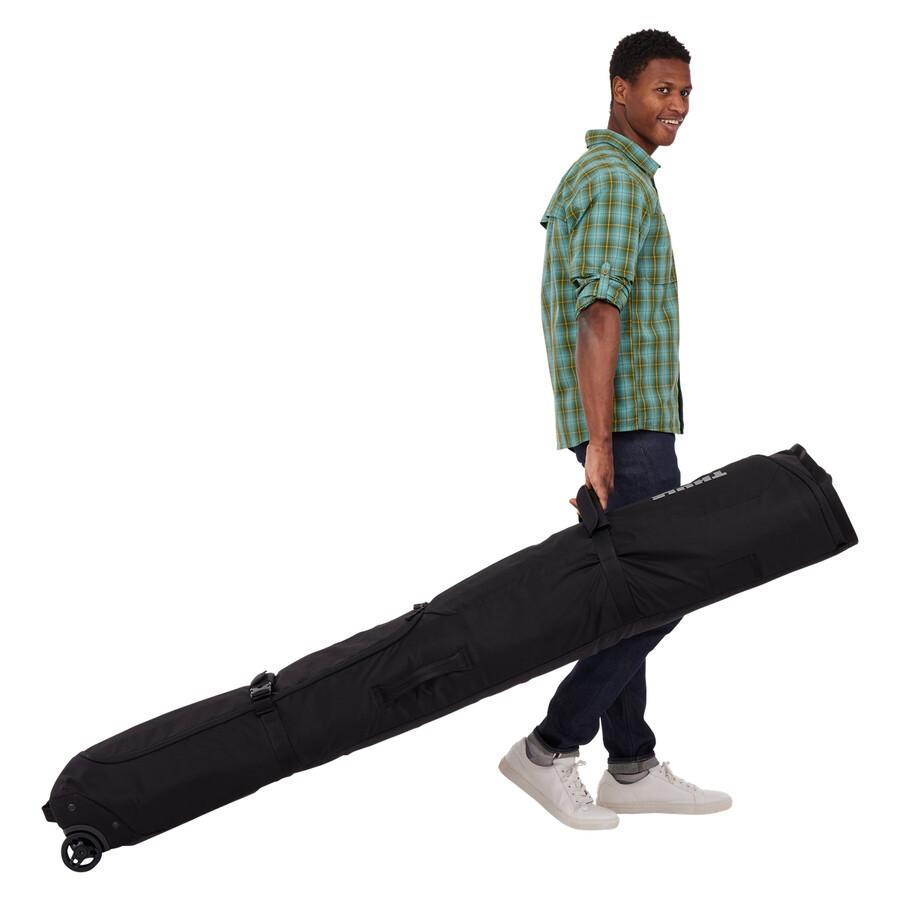 borsa portasci con rotelle 175 cm nera