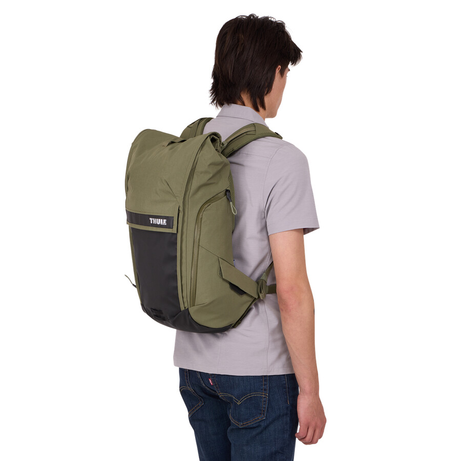 zaino per il tragitto in bici soft green 20l
