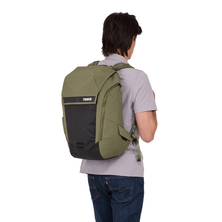 zaino per bici da viaggio soft green 28l