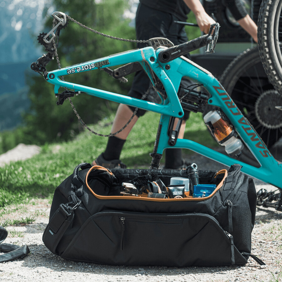 borsone da bici hazy green
