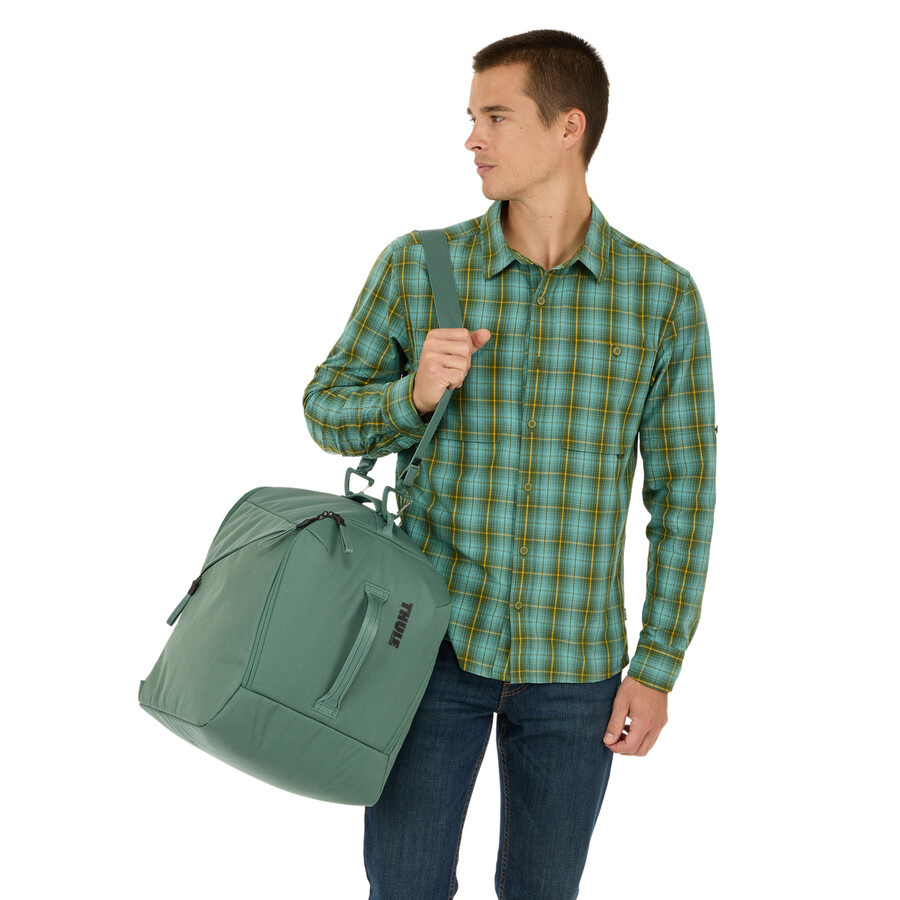borsa per scarponi da sci e snowboard 35l hazy green