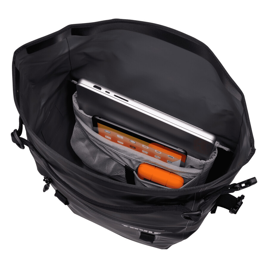 borsa da viaggio commuter pannier 22l nera