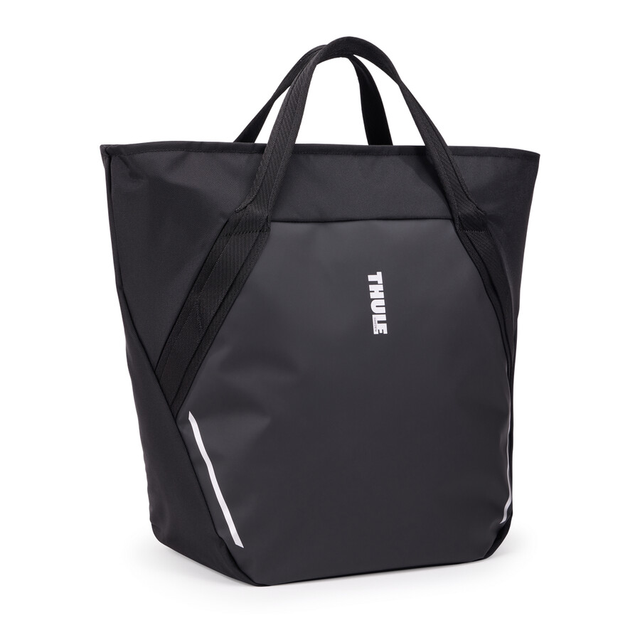 borsa per bici con chiusura a scatto 25l nera