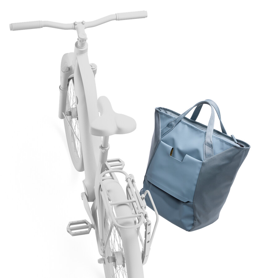 borsa per bici con chiusura inlock 25l blu medio