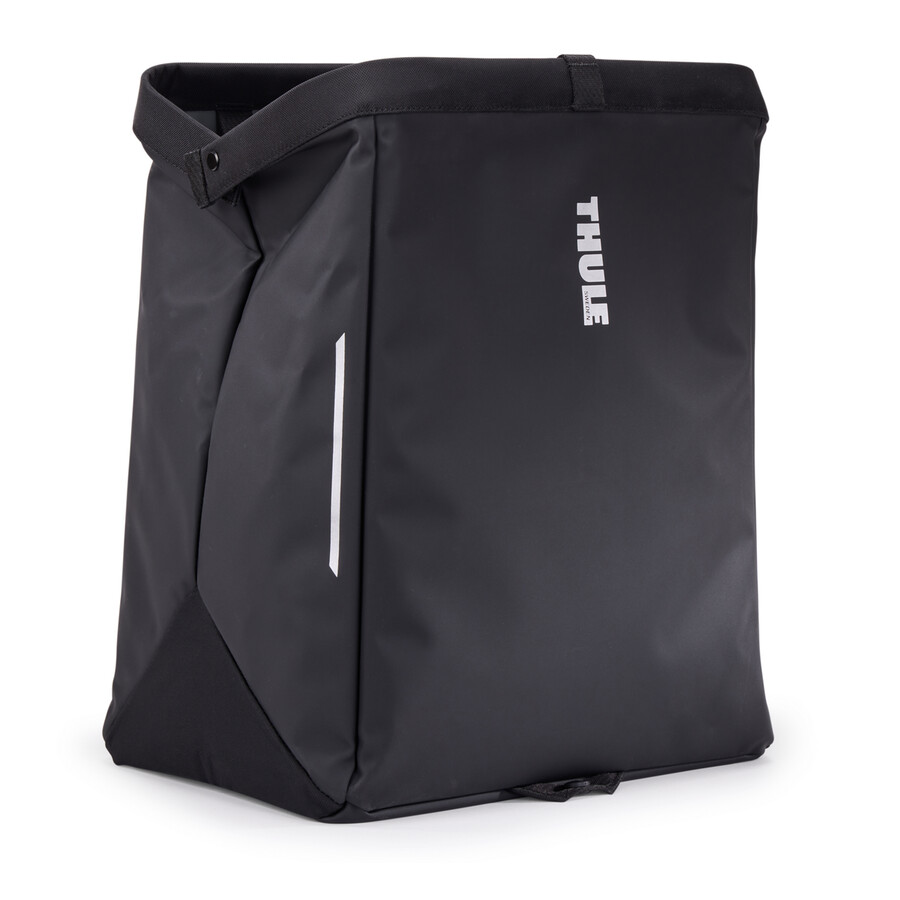 borsa portaoggetti per bicicletta con chiusura inlock 25l nera