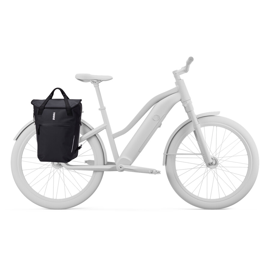 zaino portapacchi per bici con chiusura inlock 23l nero