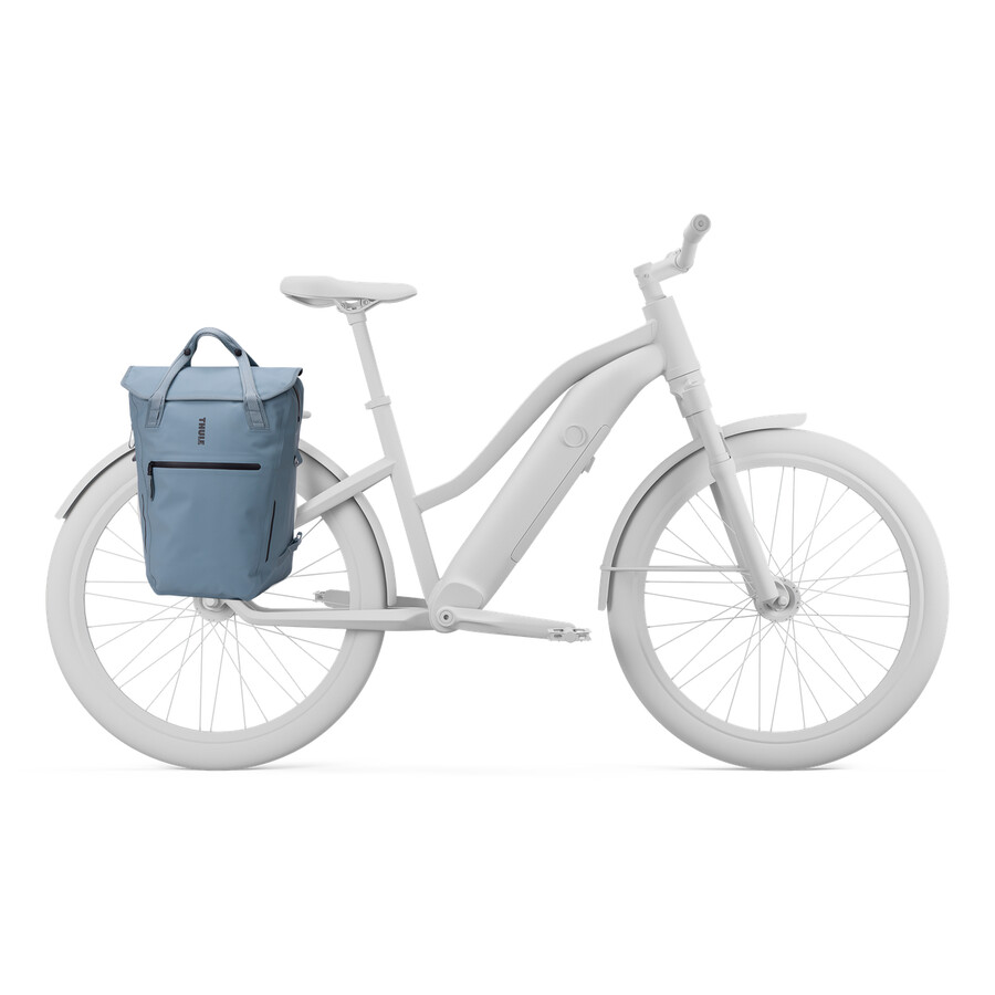 zaino portapacchi per bici con chiusura inlock 23l blu medio