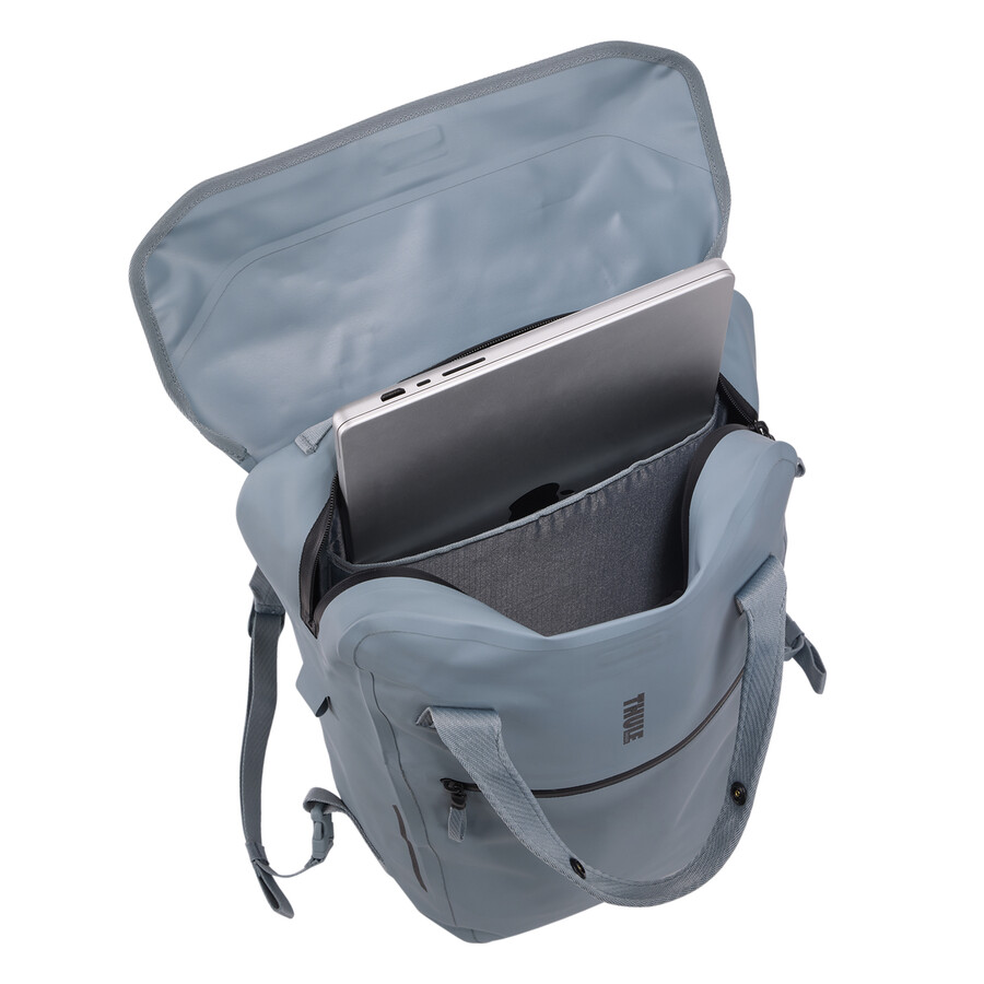 zaino portapacchi per bici con chiusura inlock 23l blu medio
