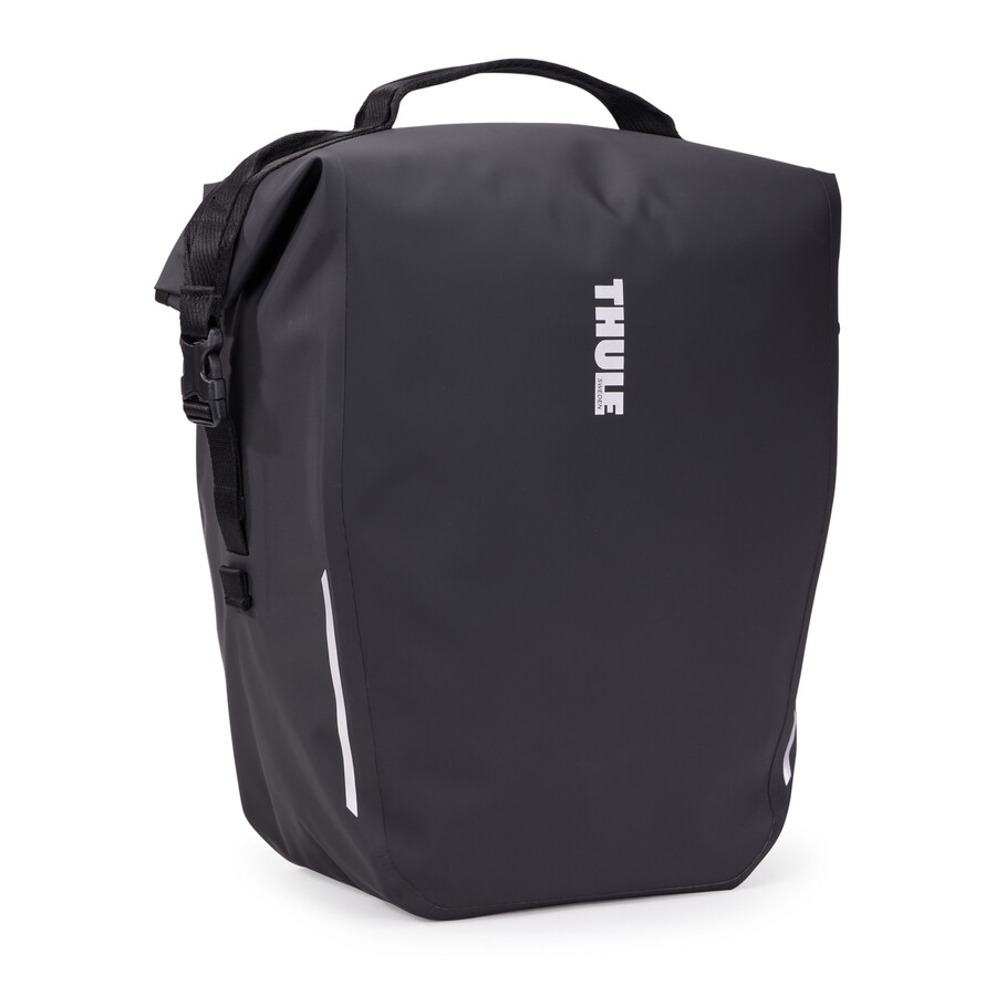 borsa per bici con chiusura inlock 22l nera