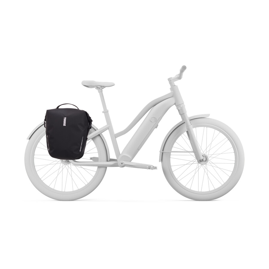 borsa per bici con chiusura inlock 22l nera