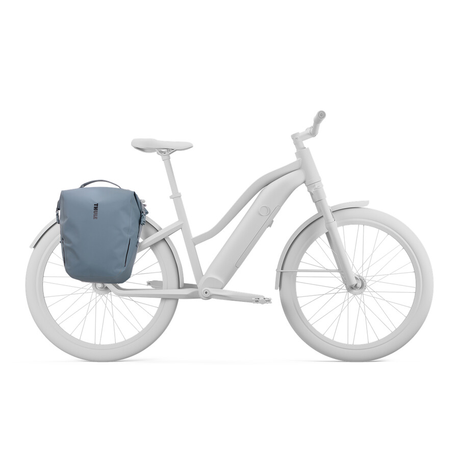 borsa per bici con inlock 22l blu medio