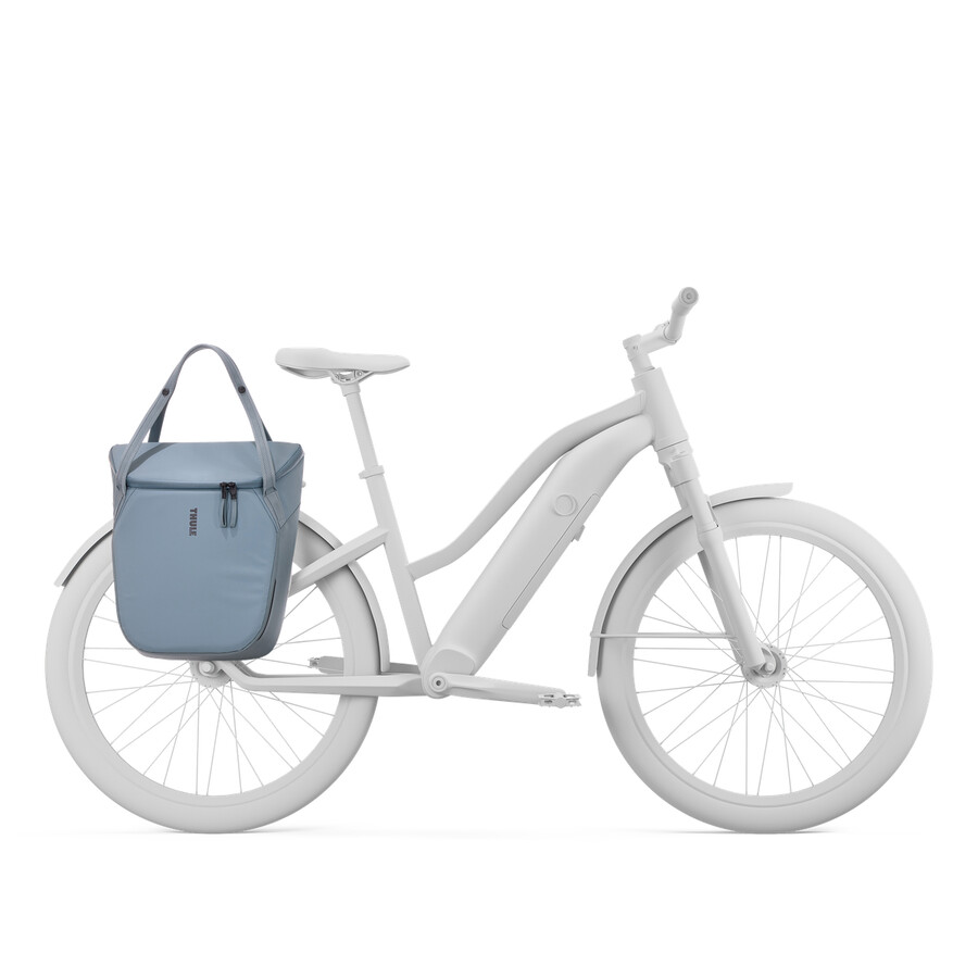 borsa termica per bici con chiusura inlock 21l blu medio