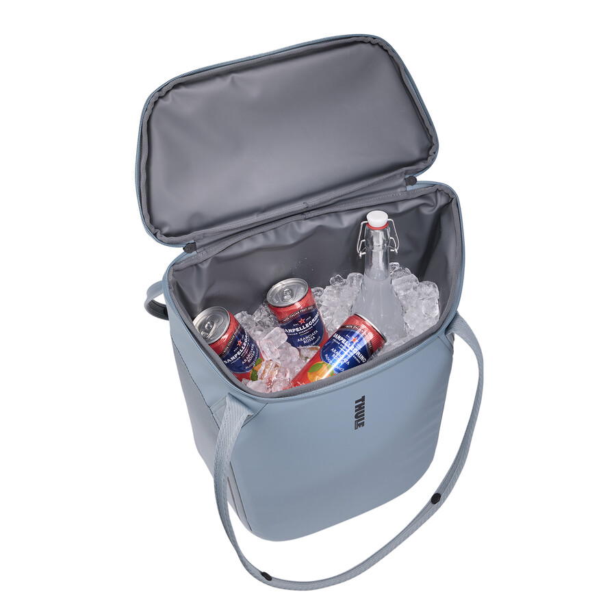borsa termica per bici con chiusura inlock 21l blu medio