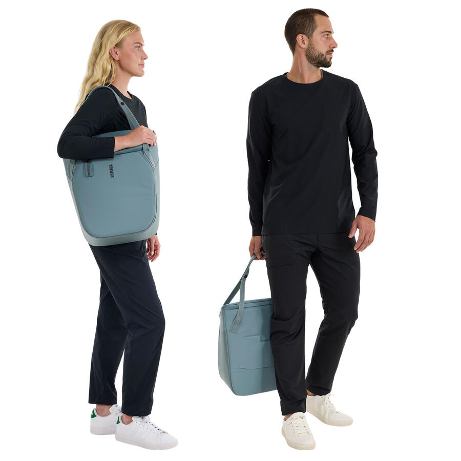 borsa termica per bici con chiusura inlock 21l blu medio
