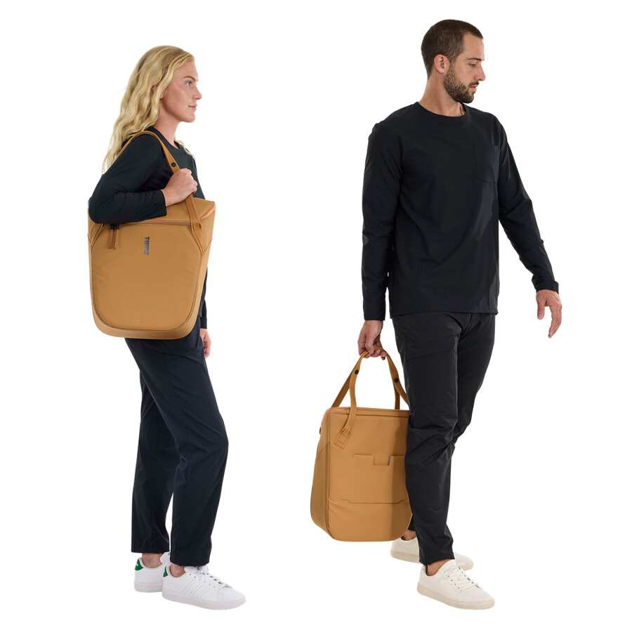 borsa termica per bici con chiusura inlock 21l arancione polvere
