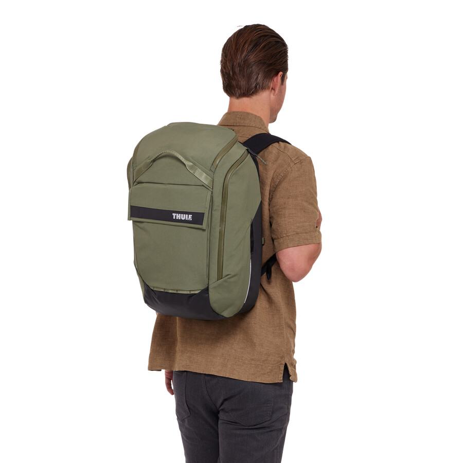 borsa e zaino per bici ibrida 26l verde