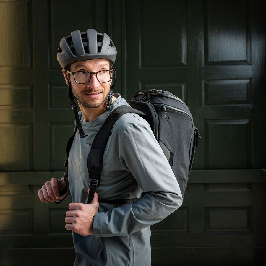 borsa e zaino per bici ibrida 26l verde
