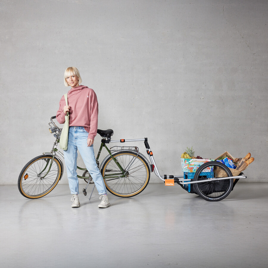 rimorchio per bicicletta per il trasporto urbano