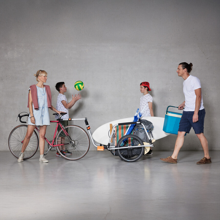 rimorchio per bicicletta per il trasporto urbano