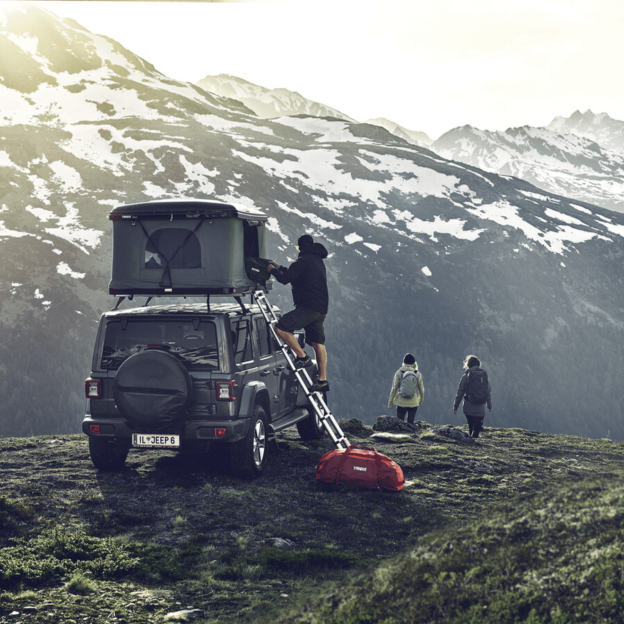 tenda da tetto rigida thule basin nera