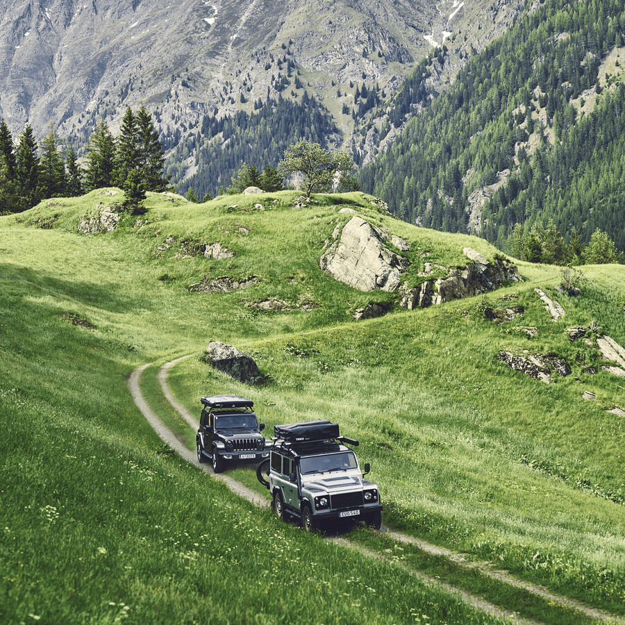 tenda da tetto rigida thule basin nera
