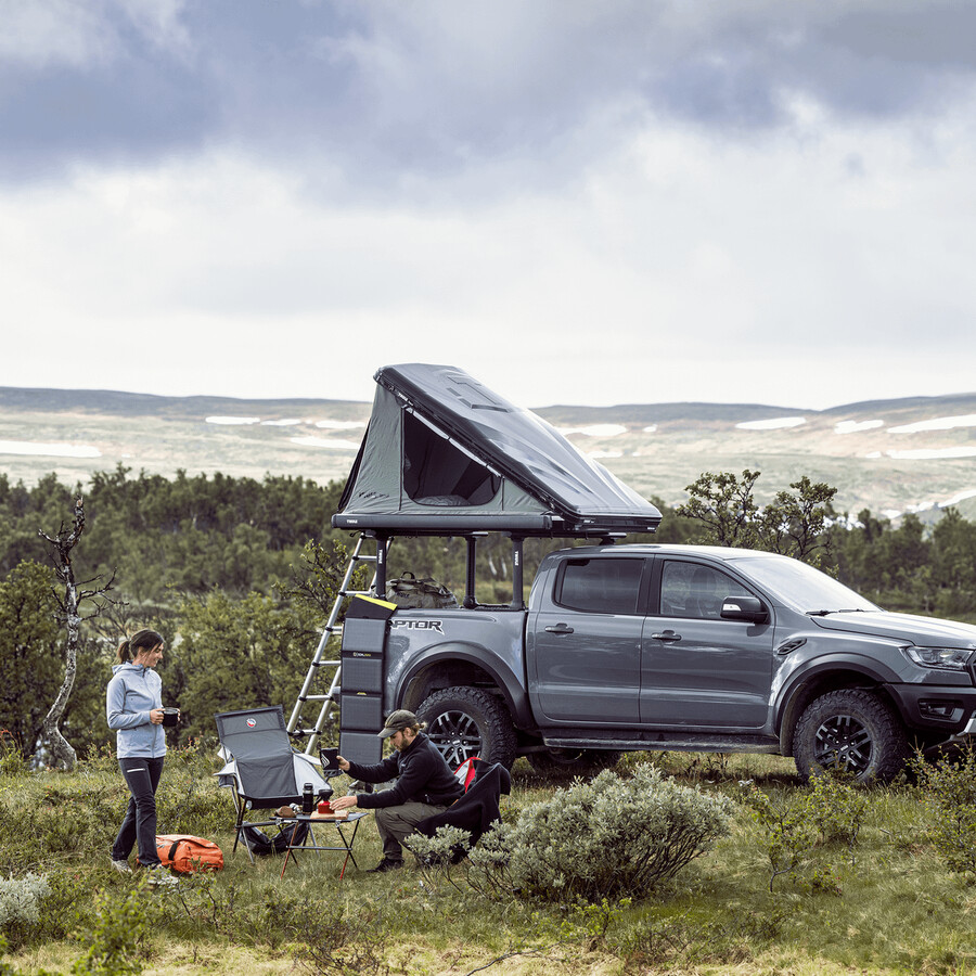 tenda da tetto rigida thule basin wedge nera