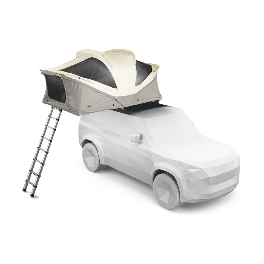 tenda da tetto thule approach l per 2-3 persone colore grigio pellicano