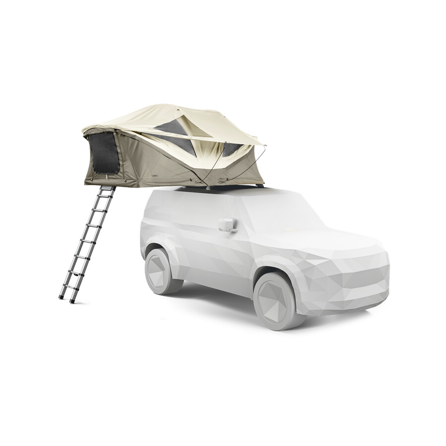 tenda da tetto thule approach l per 2-3 persone colore grigio pellicano