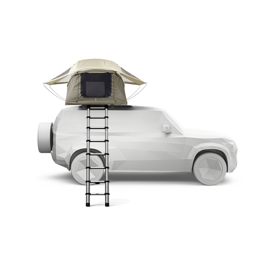 tenda da tetto thule approach l per 2-3 persone colore grigio pellicano