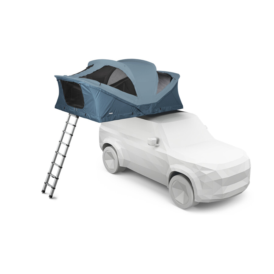 tenda da tetto per 3-4 persone ardesia scura