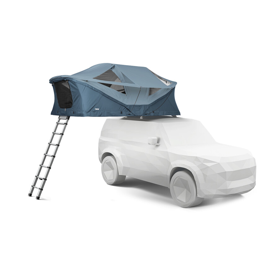 tenda da tetto per 3-4 persone ardesia scura