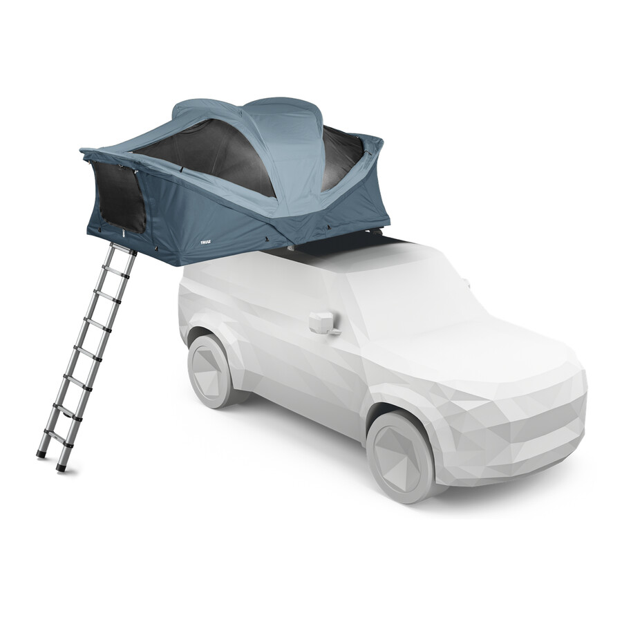 tenda da tetto per 2-3 persone ardesia scura