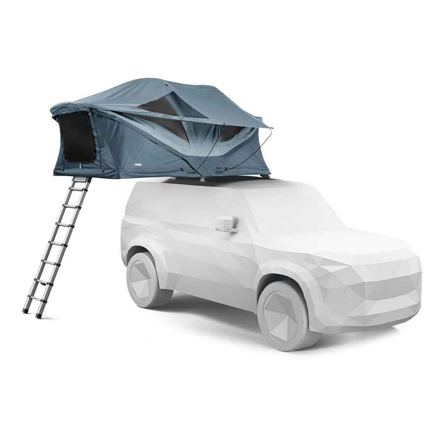 tenda da tetto per 2-3 persone ardesia scura