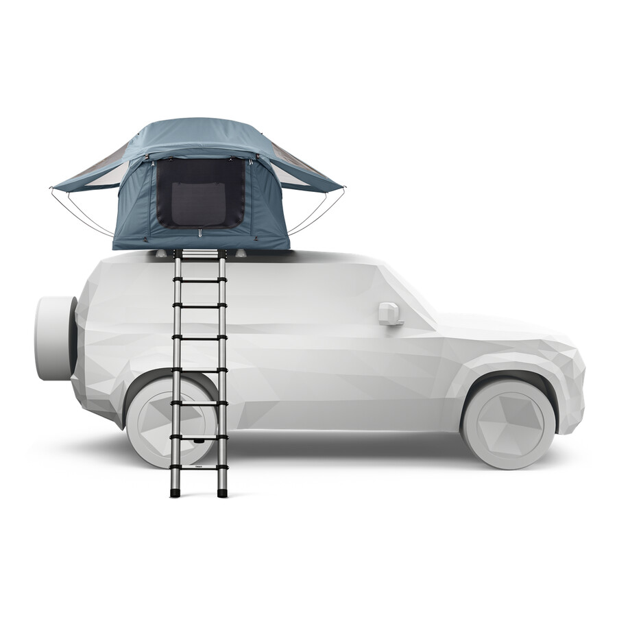 tenda da tetto per 2-3 persone ardesia scura