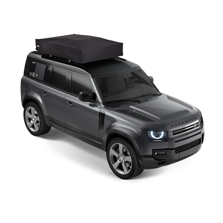 tenda da tetto per 3-4 persone colore grigio pellicano