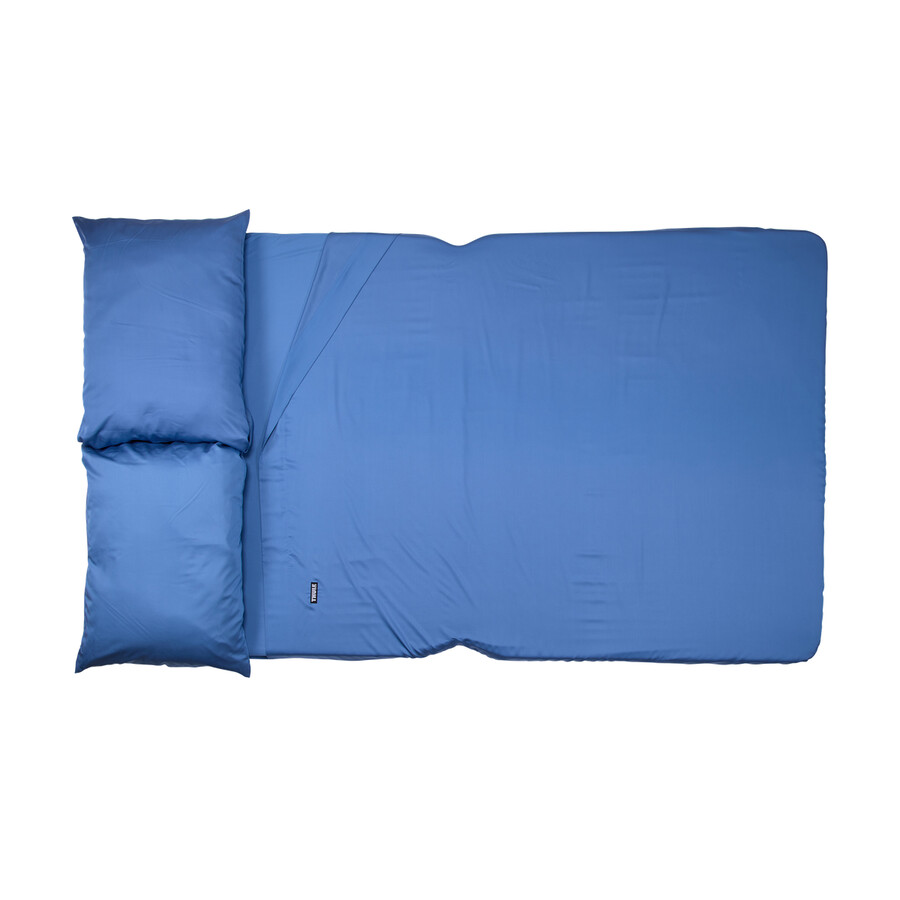 lenzuola per 4 persone biancheria da letto blu
