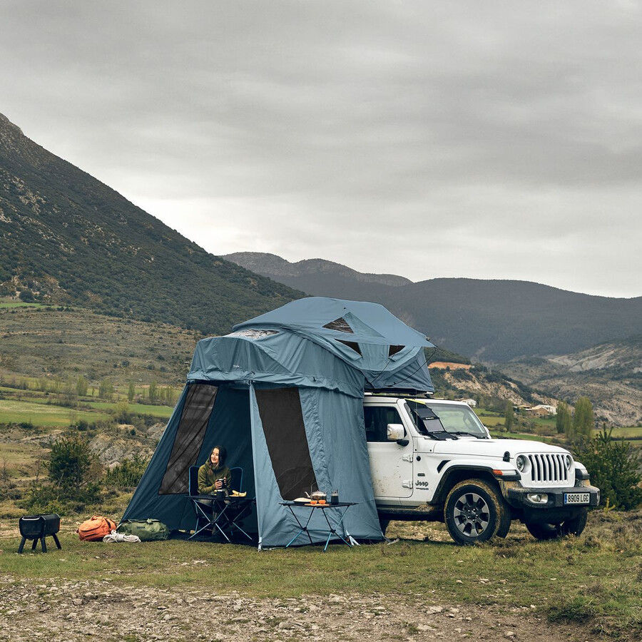 tenda da tetto per 3 persone