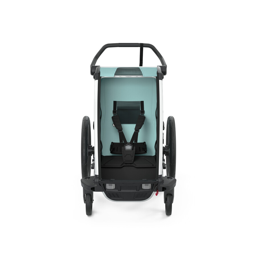 rimorchio per bicicletta multisport a 1 posto alaska blue
