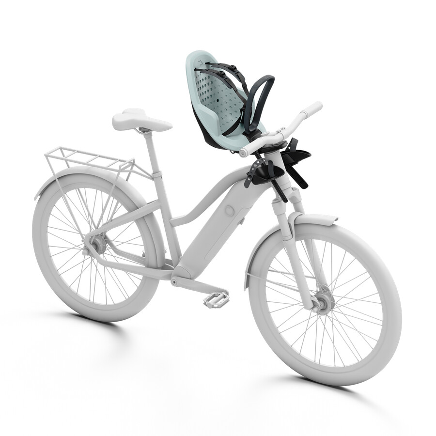seggiolino anteriore per bicicletta alaska blue