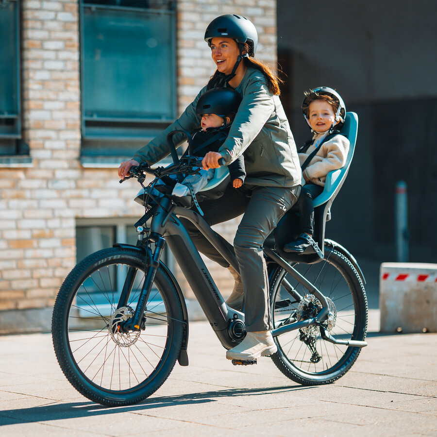seggiolino anteriore per bicicletta alaska blue