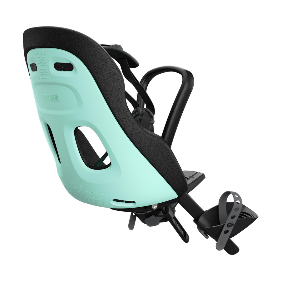 seggiolino anteriore per bicicletta colore verde menta